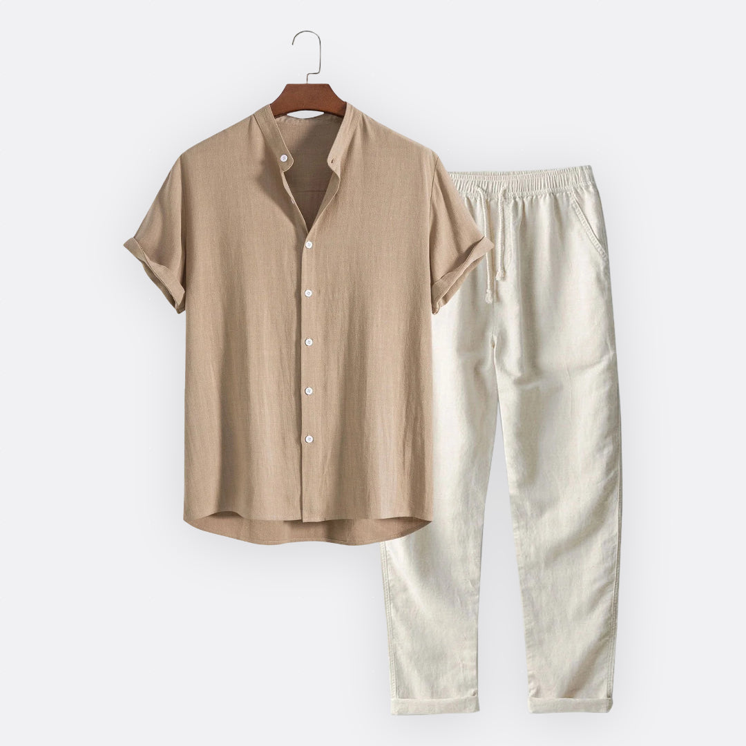 Belmonte™ | Conjunto de Lino Masculino