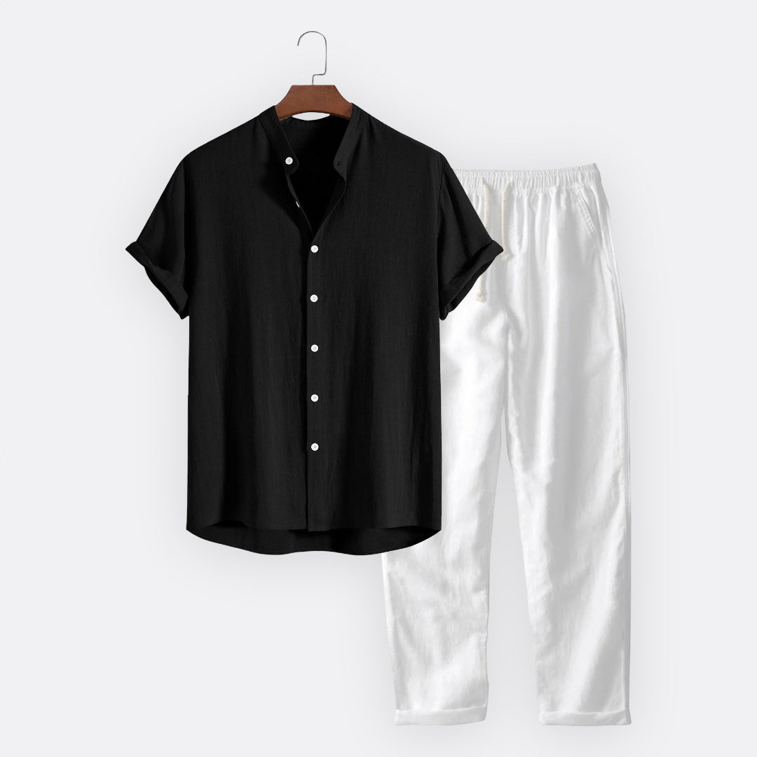 Belmonte™ | Conjunto de Lino Masculino