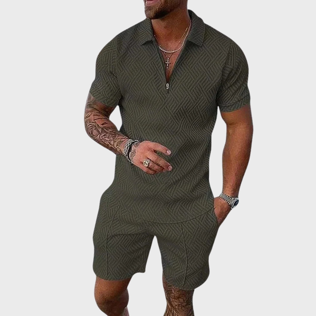 Belmonte™ | Conjunto de Camisa Polo y Pantalones Cortos