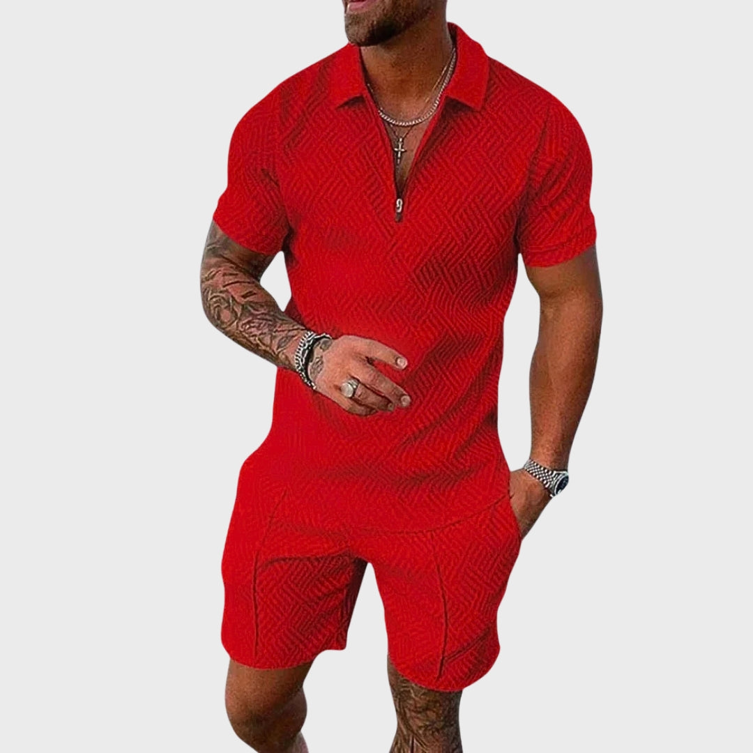 Belmonte™ | Conjunto de Camisa Polo y Pantalones Cortos