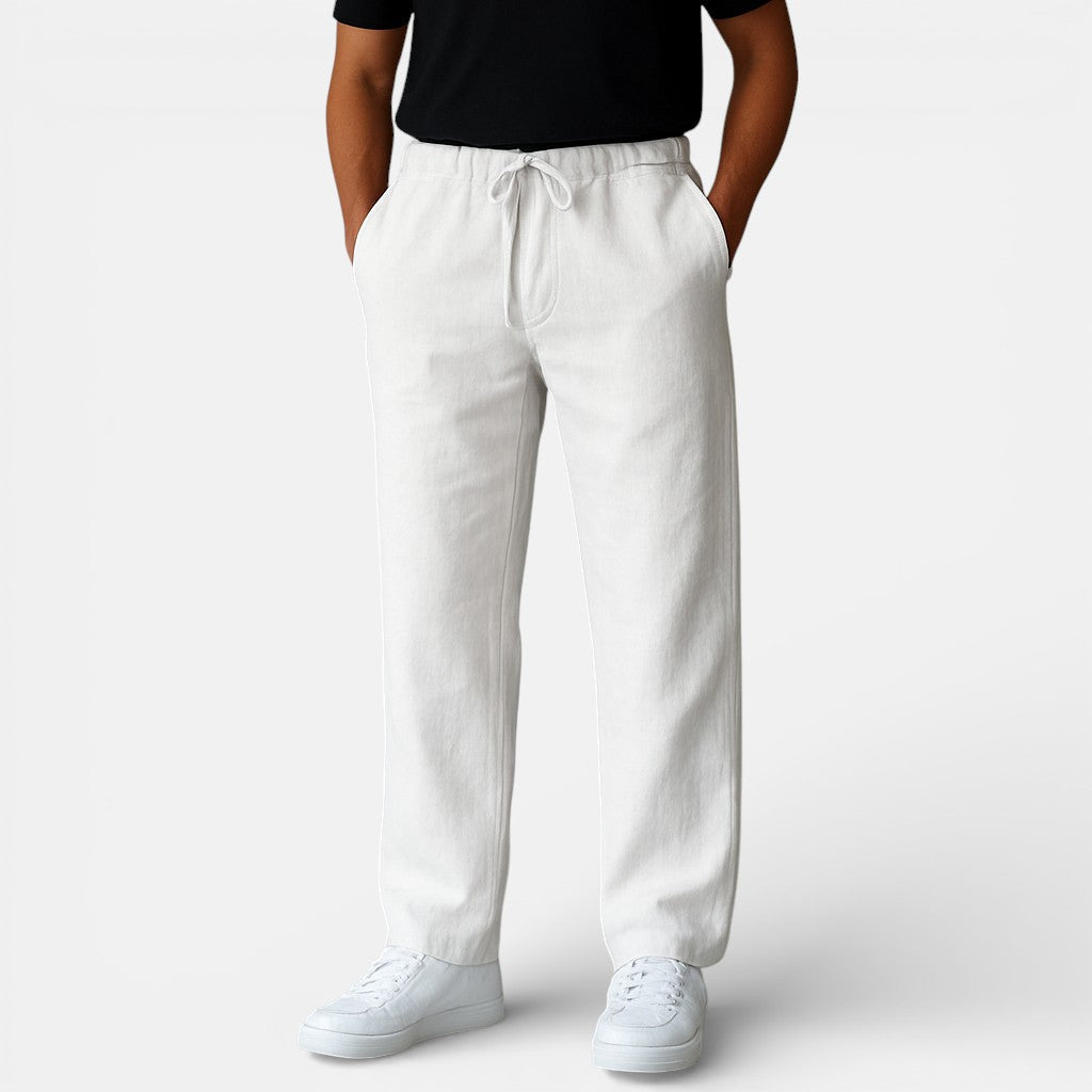 Belmonte™ | Pantalones de lino ligeros con cintura ajustable