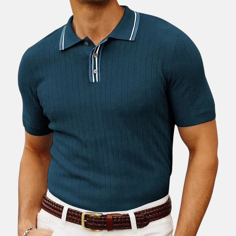 Belmonte™ | Polo de Cuello Rayado