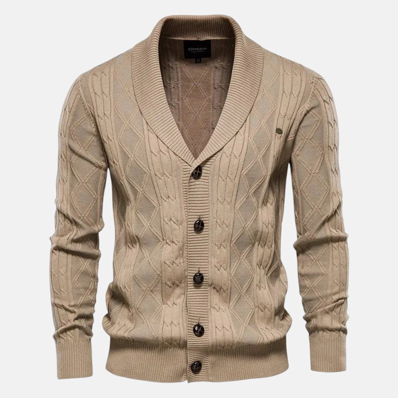 Belmonte™ | Cárdigan masculino con botones