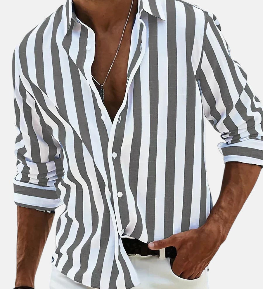Belmonte™ | Camisa Rayada Verano Ligera