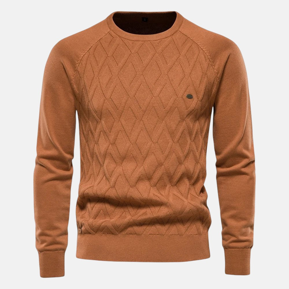 Belmonte™ | Suéter masculino de rombos