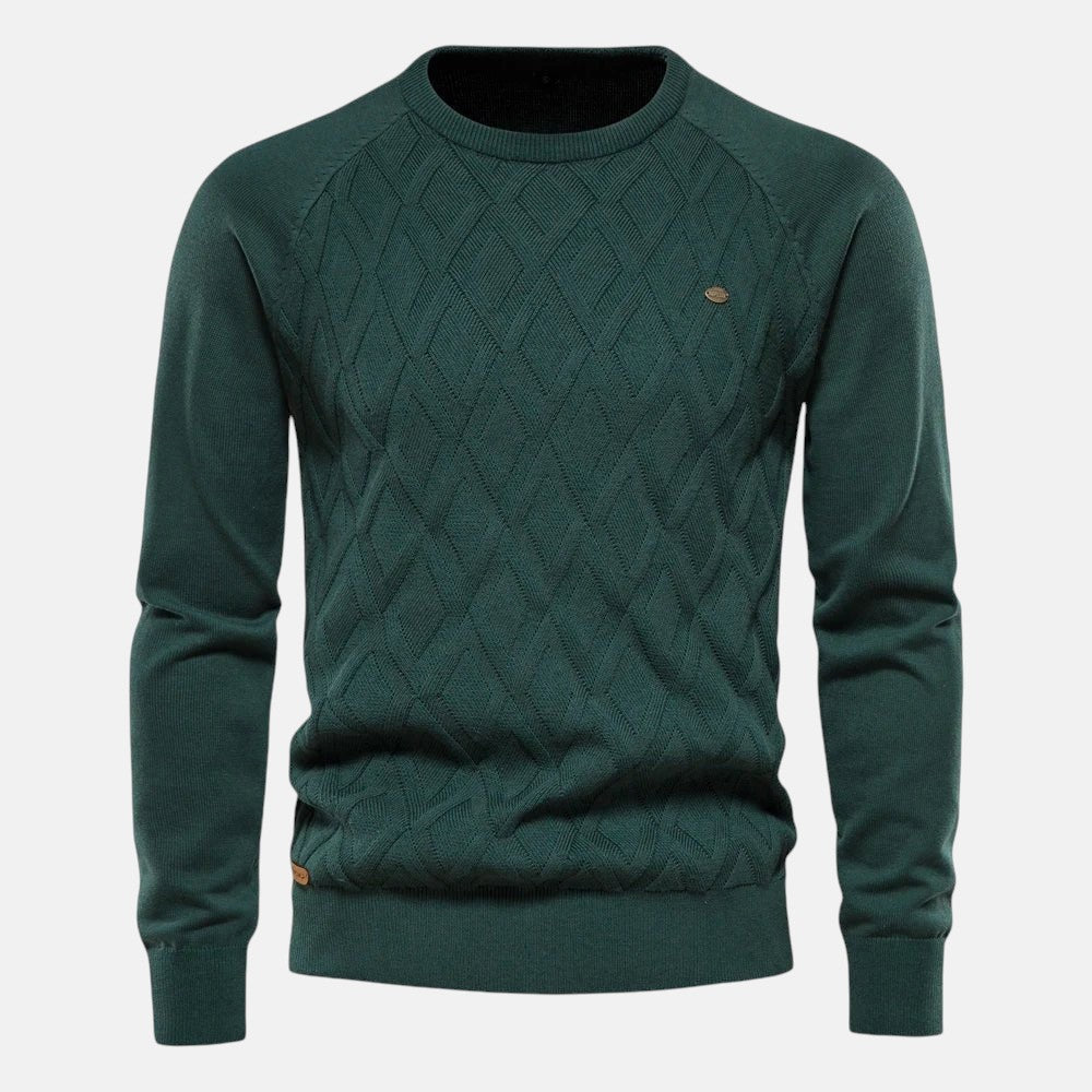Belmonte™ | Suéter masculino de rombos