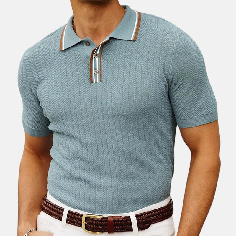 Belmonte™ | Polo de Cuello Rayado
