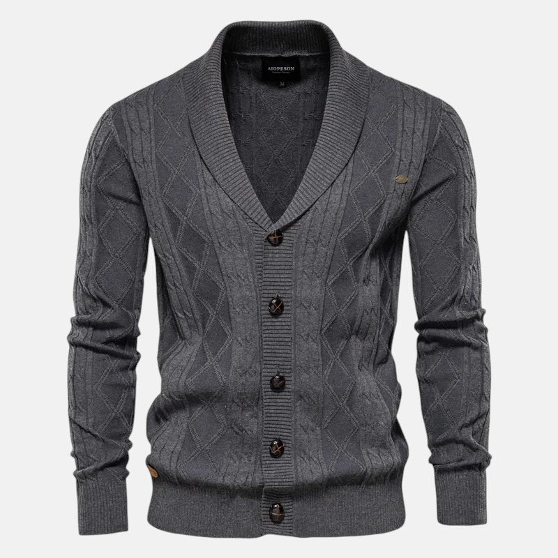Belmonte™ | Cárdigan masculino con botones