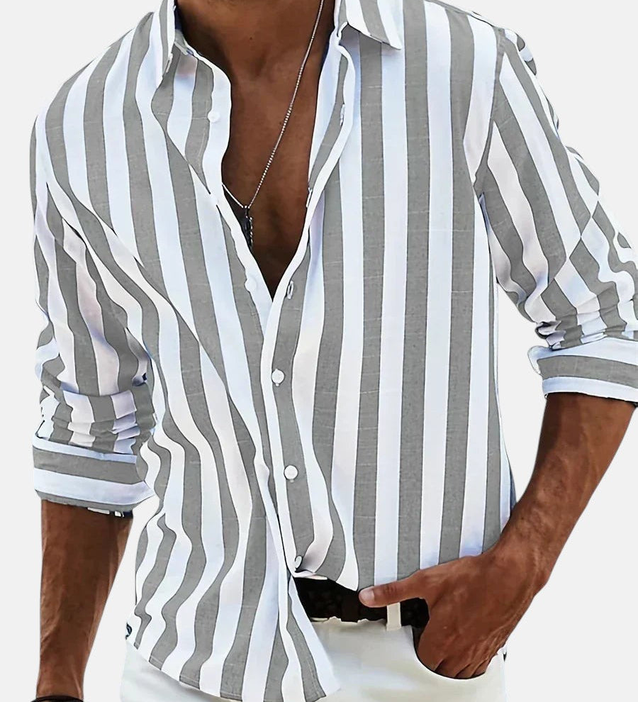 Belmonte™ | Camisa Rayada Verano Ligera