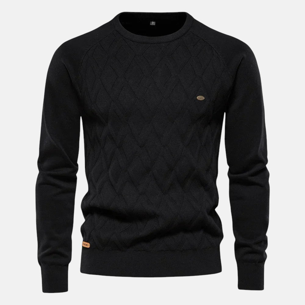 Belmonte™ | Suéter masculino de rombos