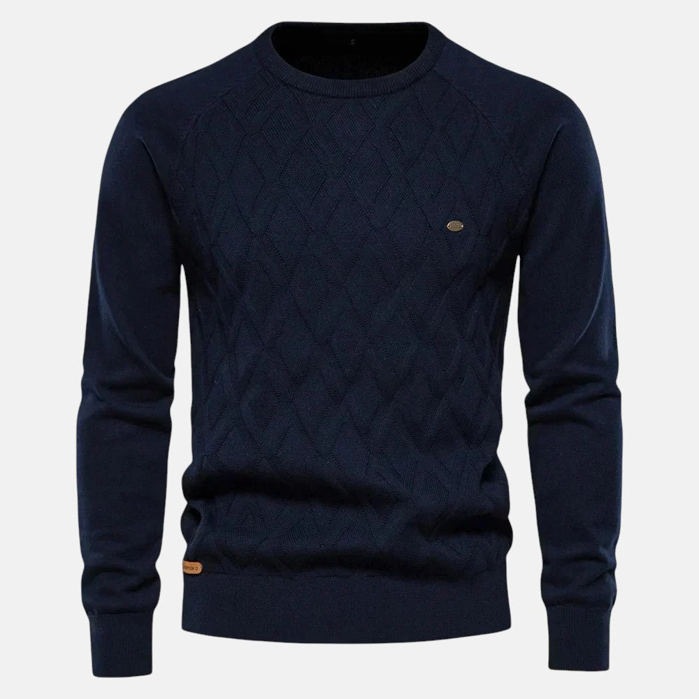 Belmonte™ | Suéter masculino de rombos