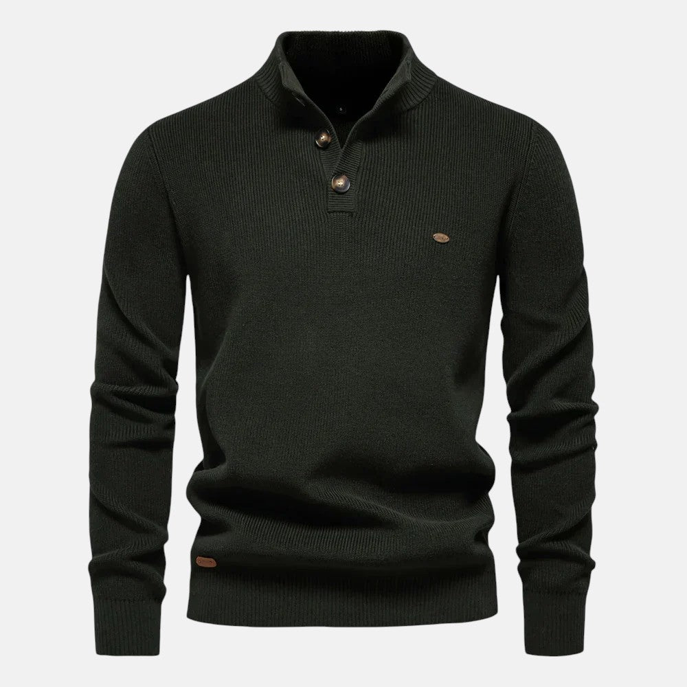 Belmonte™ | Suéter masculino elegante con botón