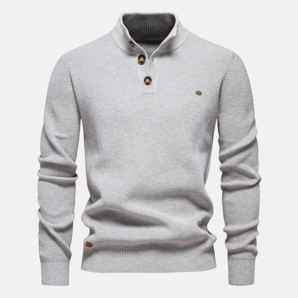 Belmonte™ | Suéter masculino elegante con botón