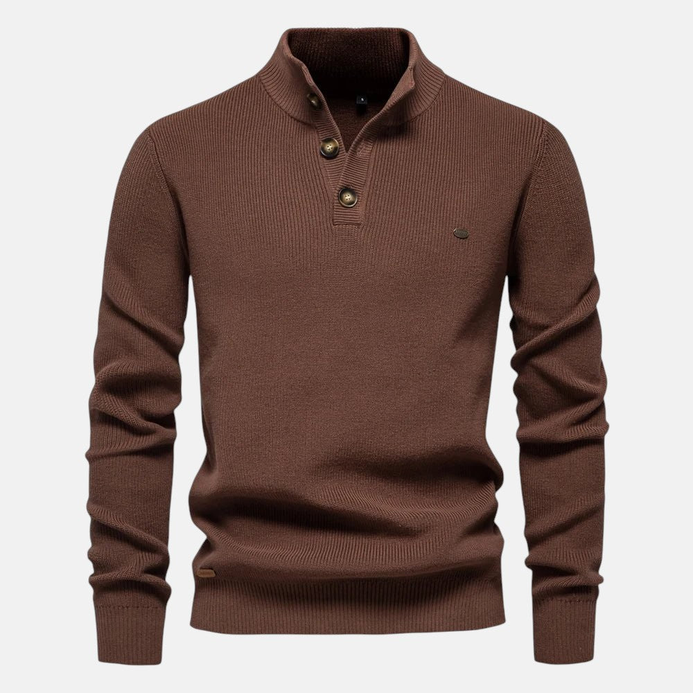 Belmonte™ | Suéter masculino elegante con botón
