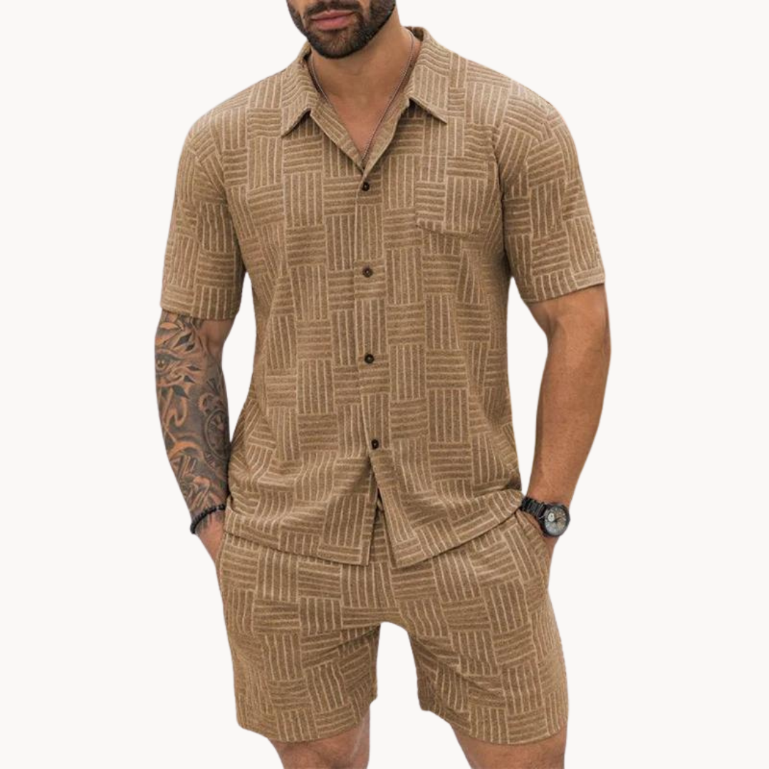 Belmonte™ | Conjunto de Camisa y Pantalones Cortos Retro