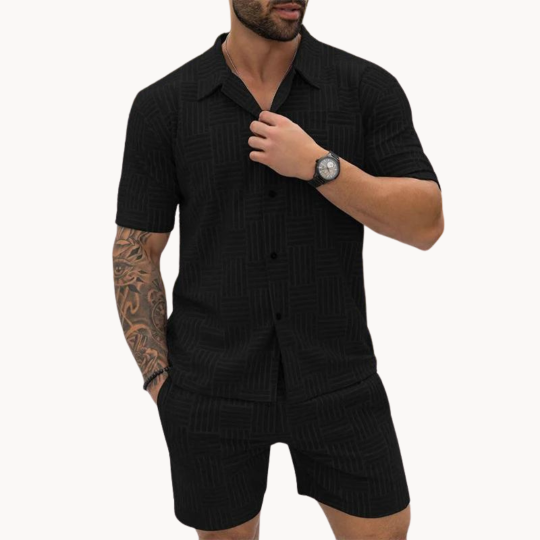 Belmonte™ | Conjunto de Camisa y Pantalones Cortos Retro