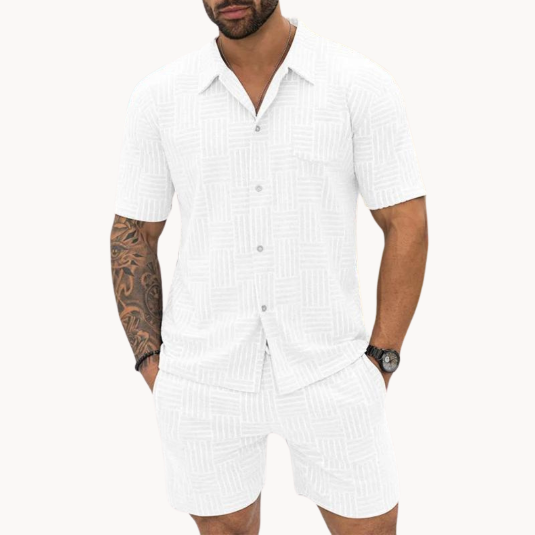 Belmonte™ | Conjunto de Camisa y Pantalones Cortos Retro