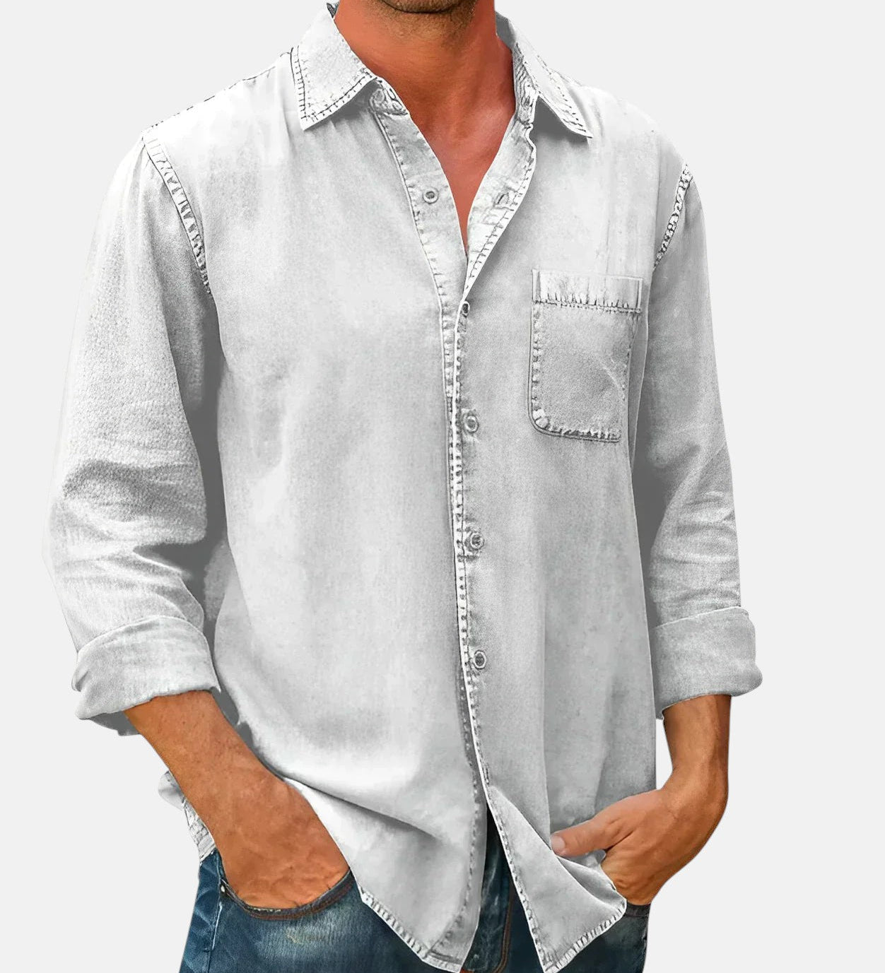 Belmonte™ | Camisa Mélange Transpirable Relajada