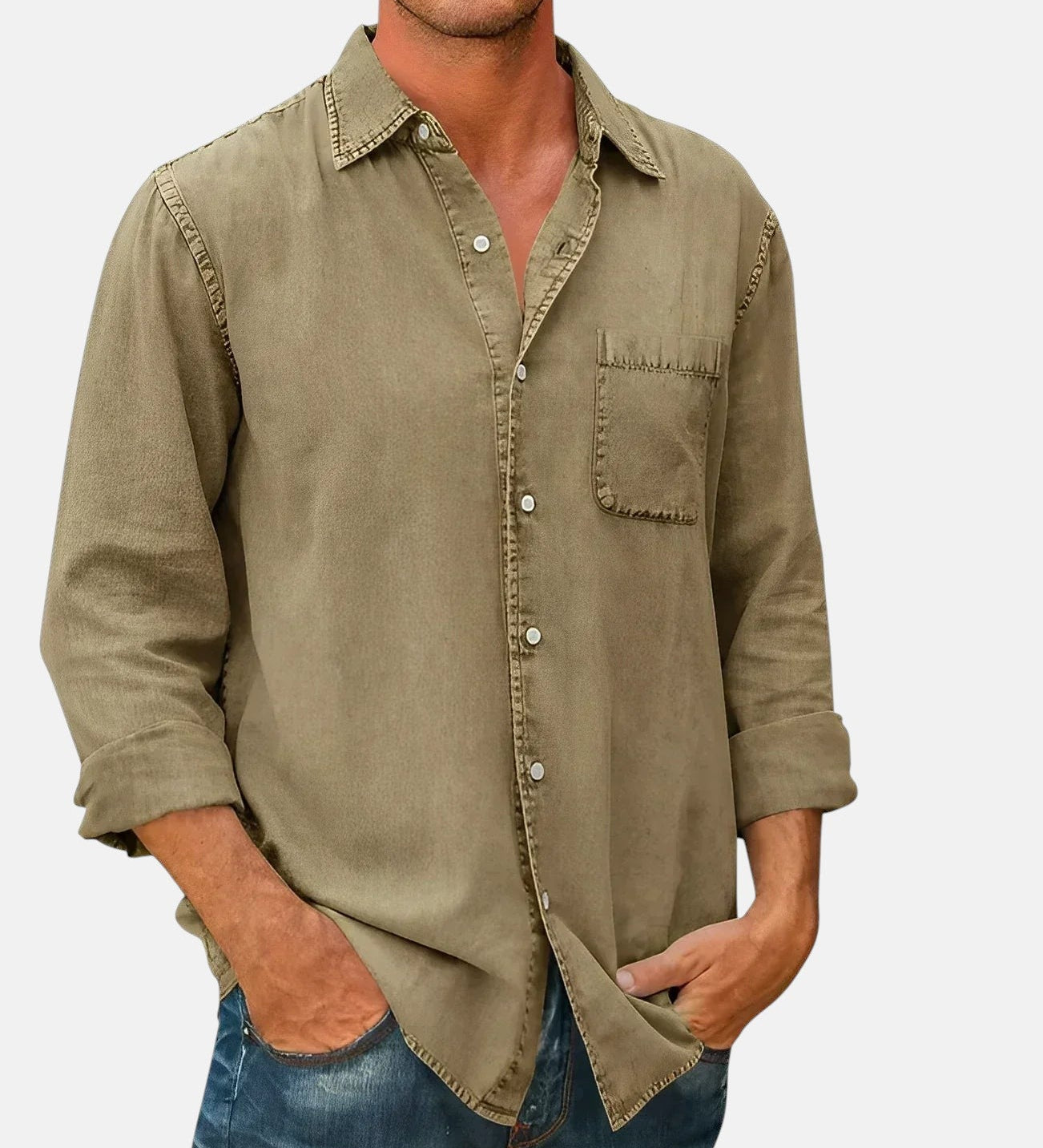 Belmonte™ | Camisa Mélange Transpirable Relajada