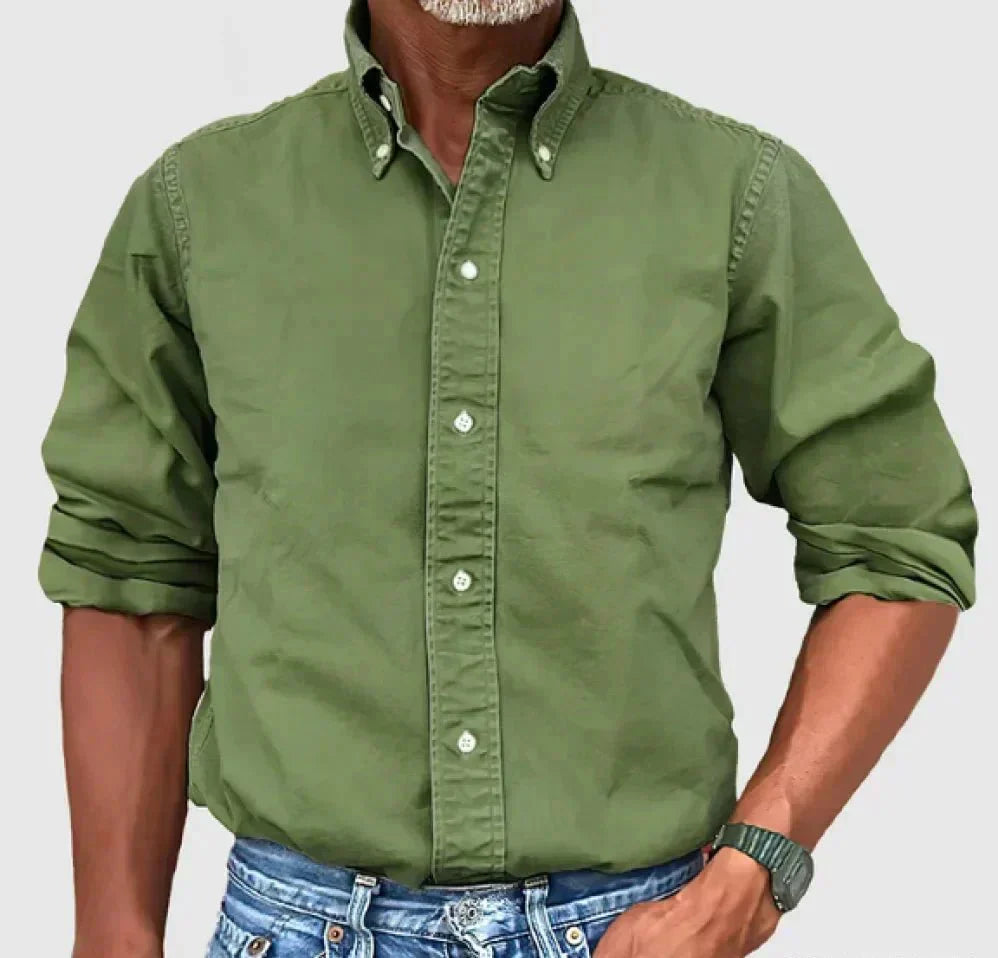 Belmonte™ | Camisa Clásica de Cuello Alto
