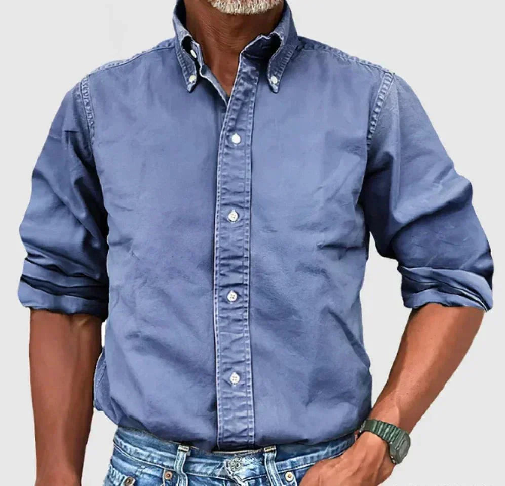 Belmonte™ | Camisa Clásica de Cuello Alto
