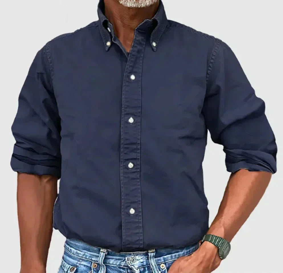 Belmonte™ | Camisa Clásica de Cuello Alto