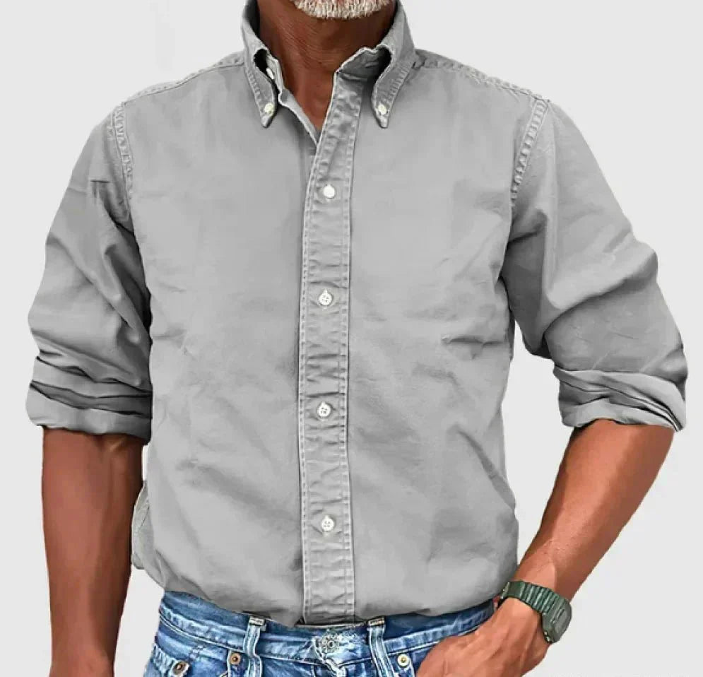 Belmonte™ | Camisa Clásica de Cuello Alto