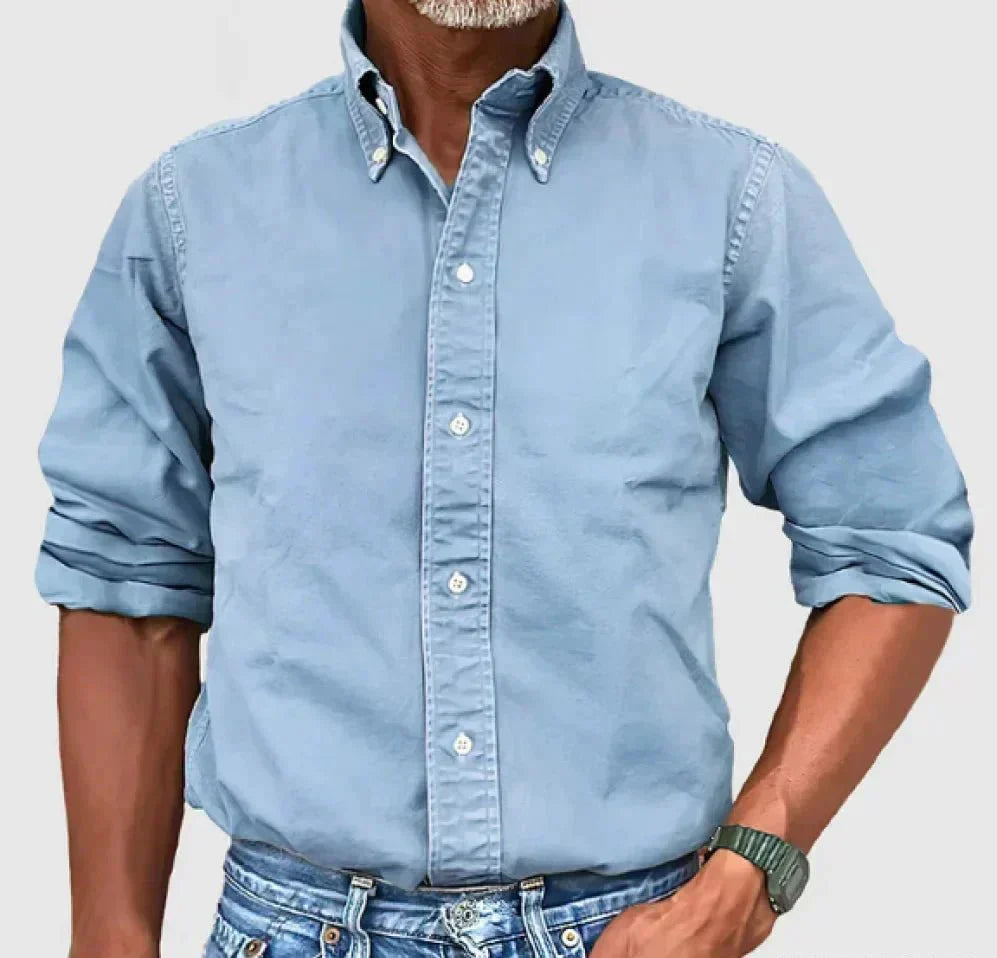 Belmonte™ | Camisa Clásica de Cuello Alto
