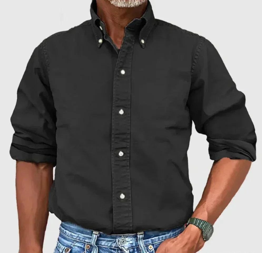 Belmonte™ | Camisa Clásica de Cuello Alto