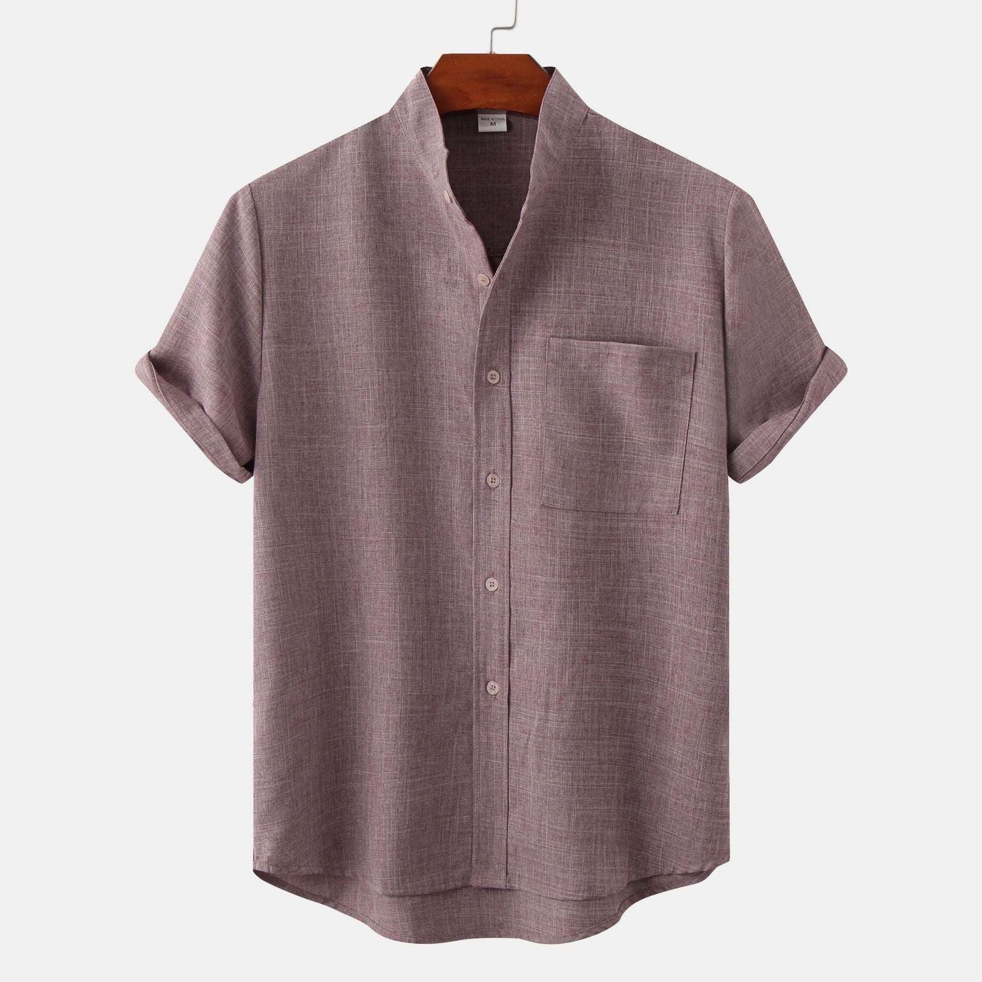 Belmonte™ | Camisa de algodón lisa con botones