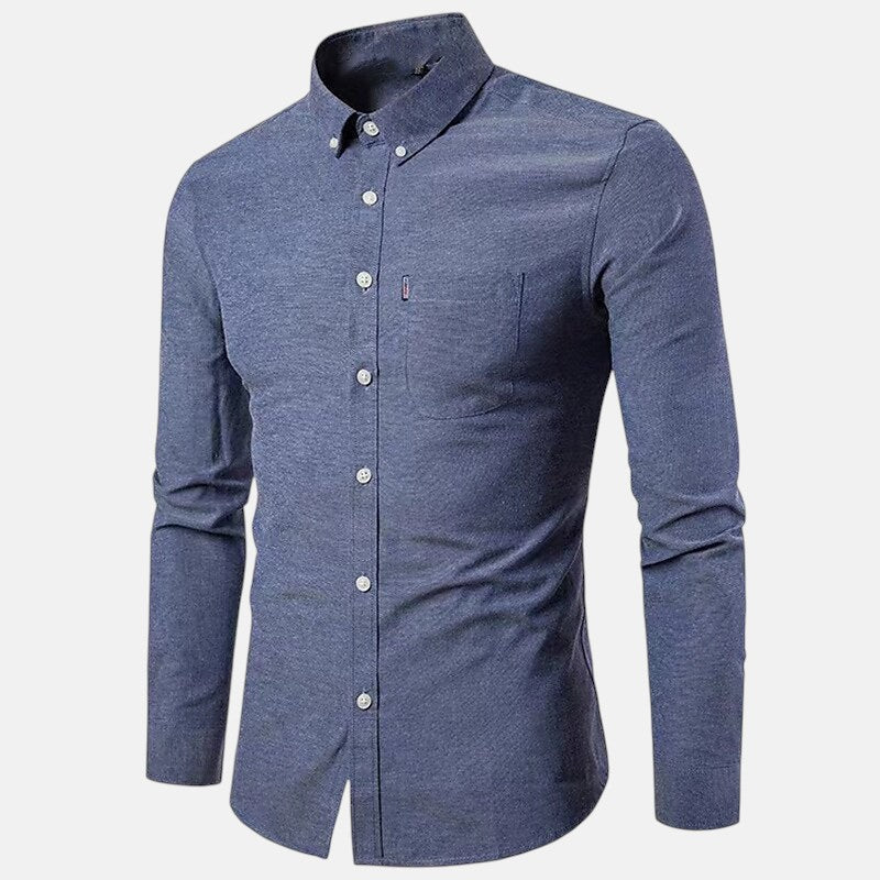 Belmonte™ | Camisa de Botones de Manga Larga