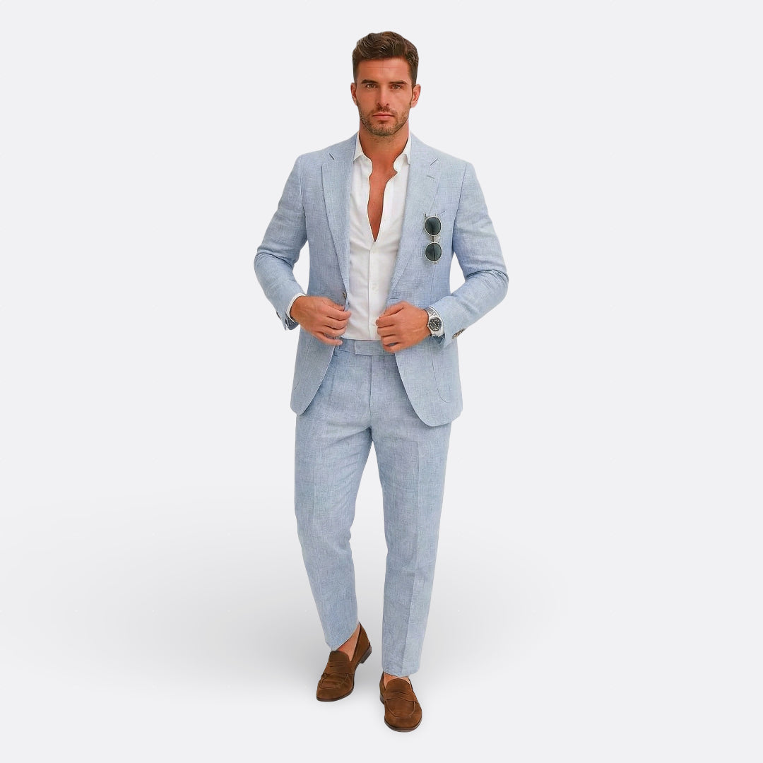Belmonte™ | Traje de Hombre Formal de Lino
