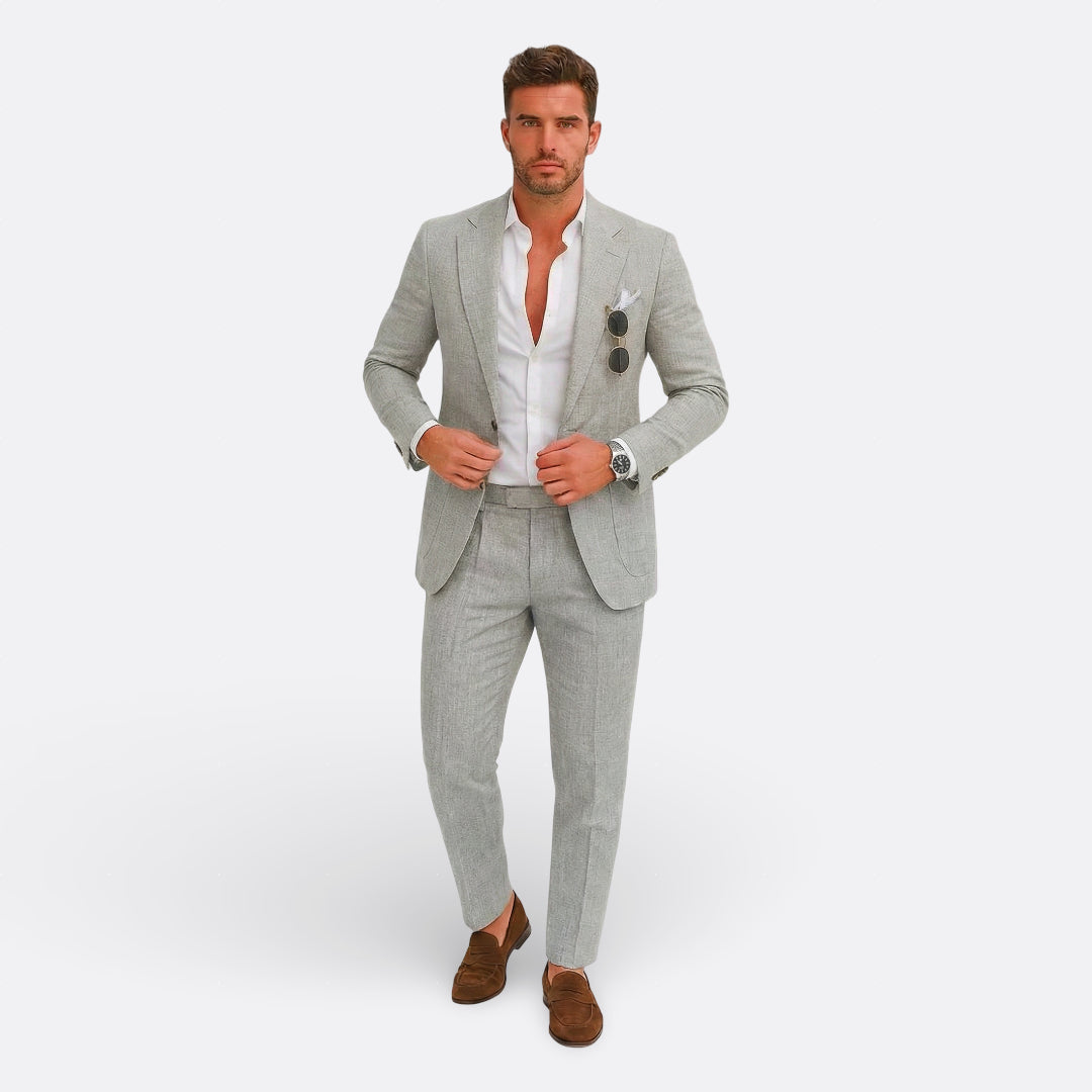 Belmonte™ | Traje de Hombre Formal de Lino