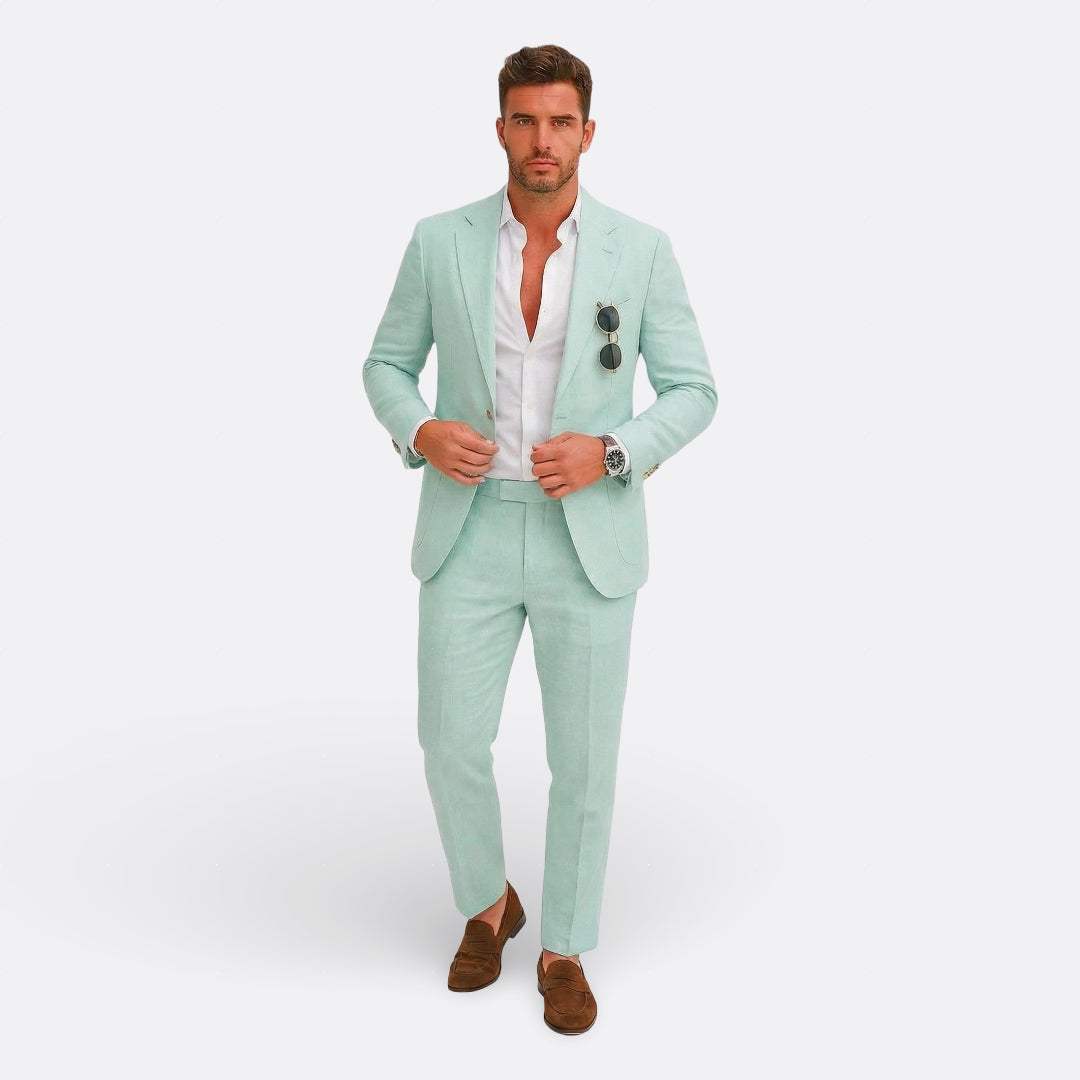 Belmonte™ | Traje de Hombre Formal de Lino