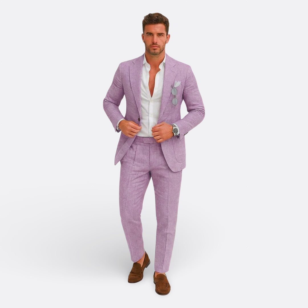 Belmonte™ | Traje de Hombre Formal de Lino