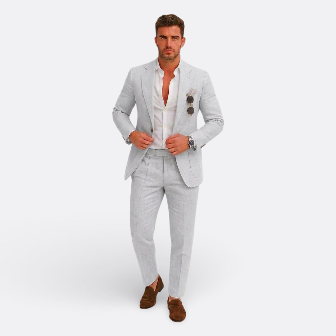 Belmonte™ | Traje de Hombre Formal de Lino