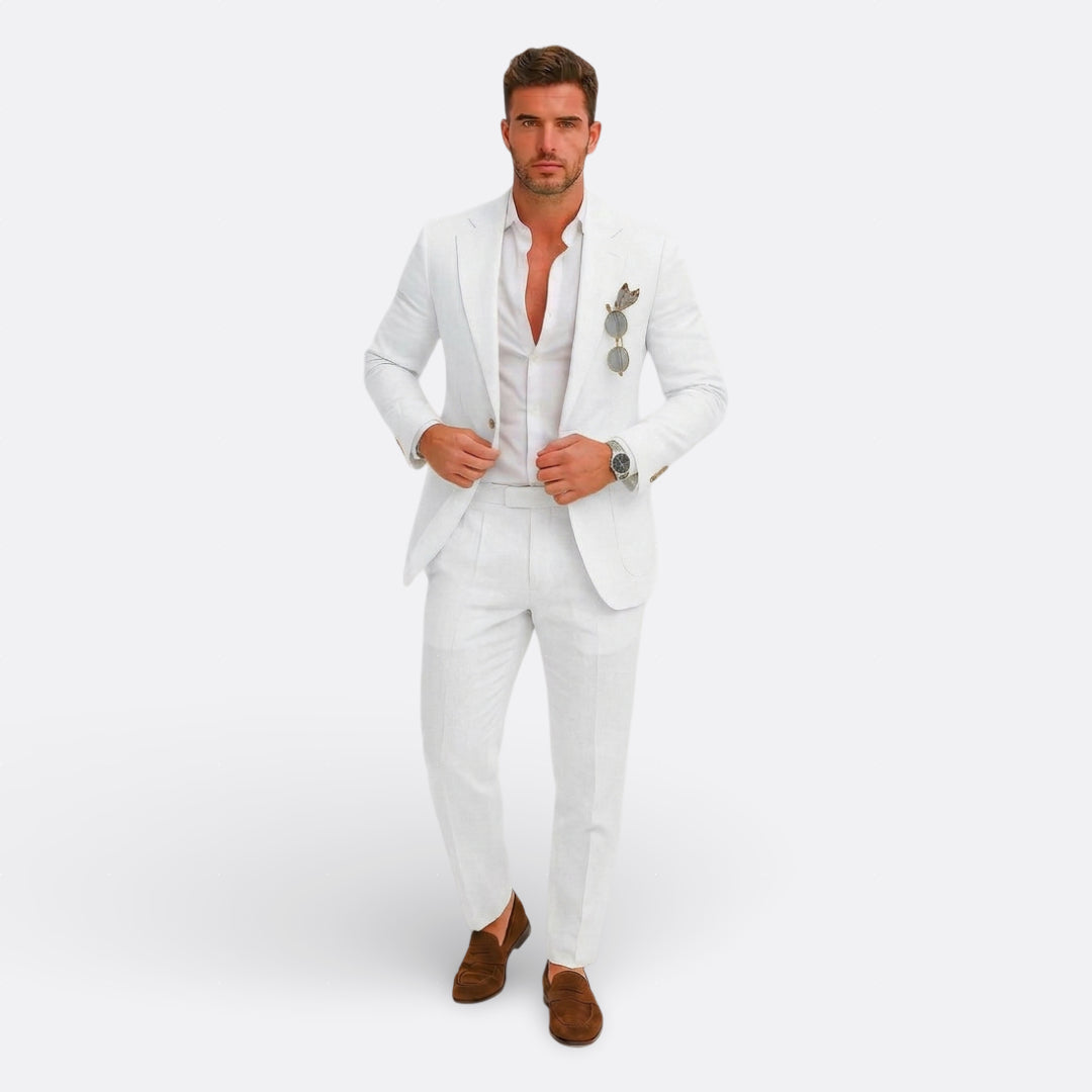 Belmonte™ | Traje de Hombre Formal de Lino