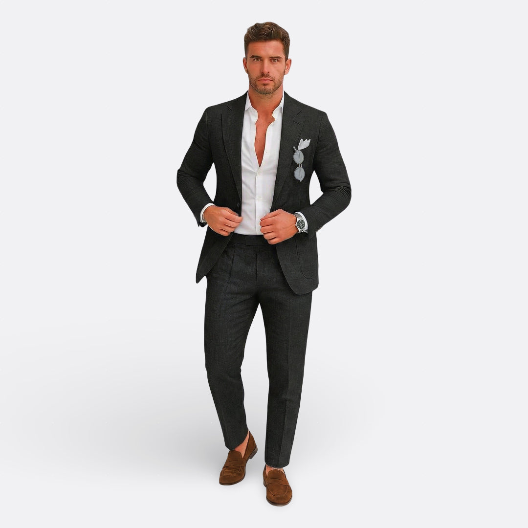 Belmonte™ | Traje de Hombre Formal de Lino