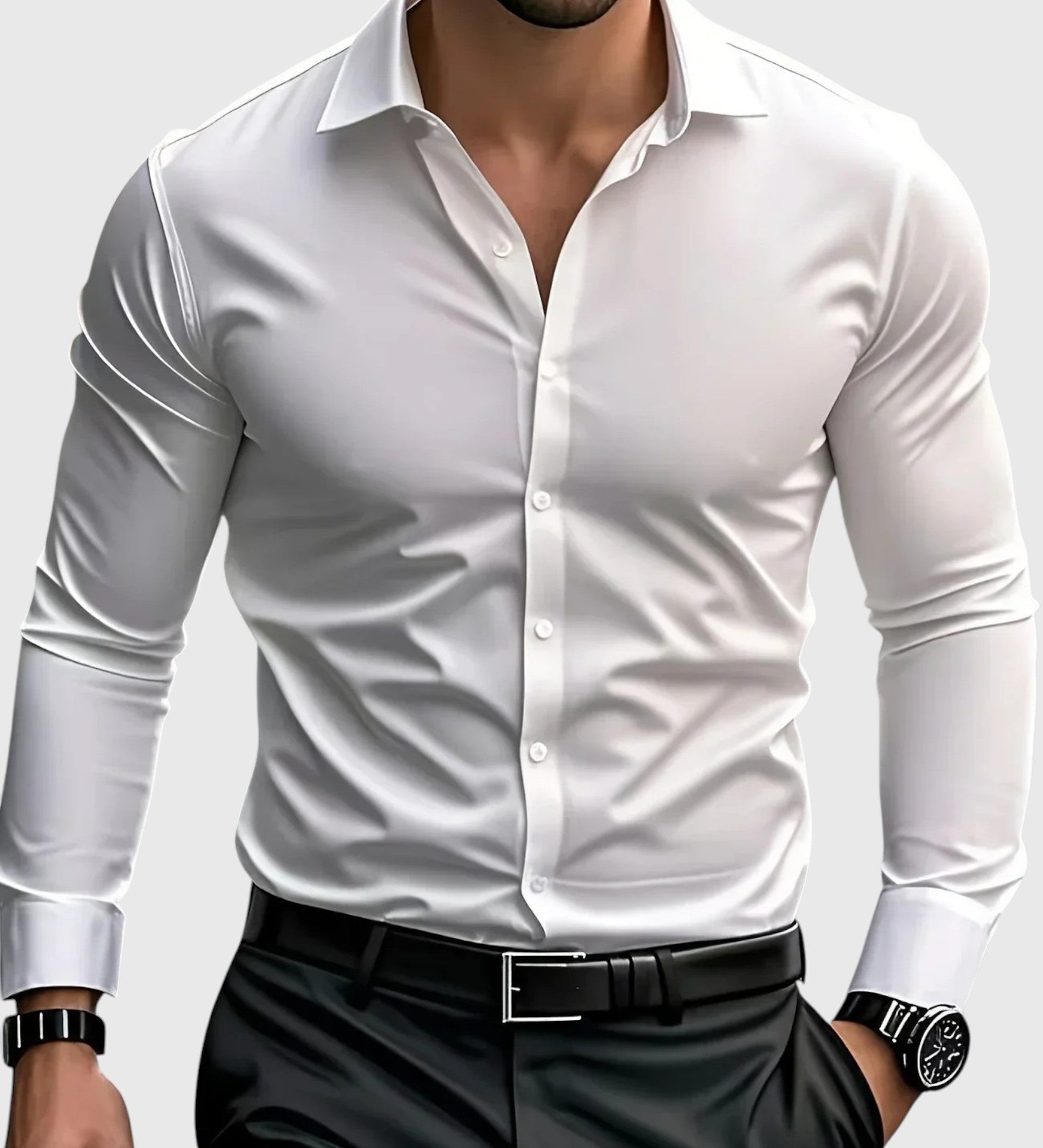 Belmonte™ | Camisa elegante de manga larga con botones