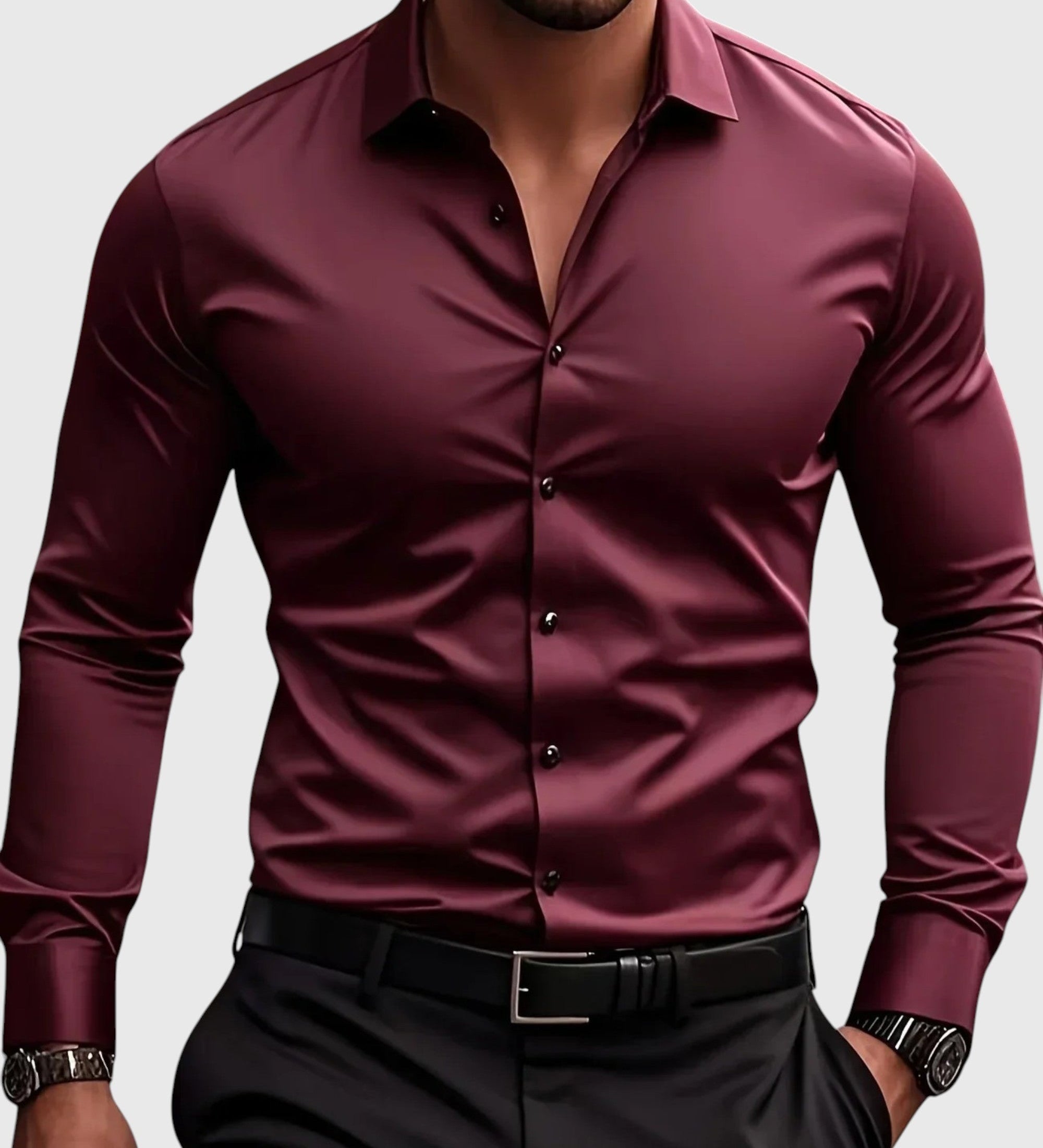 Belmonte™ | Camisa elegante de manga larga con botones