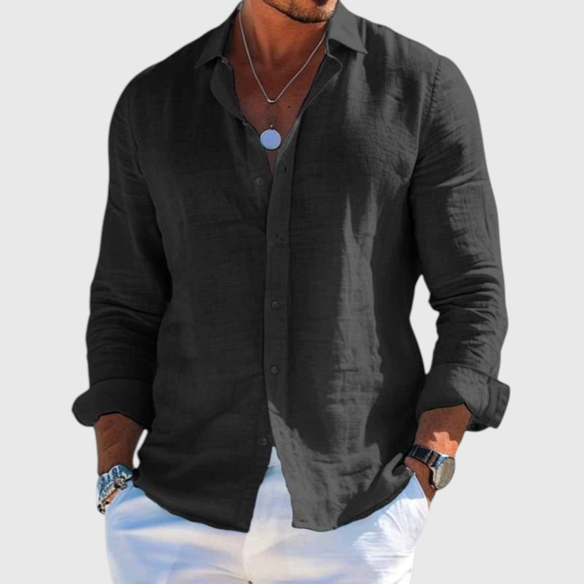 Belmonte™ | Camisa elegante de tejido transpirable